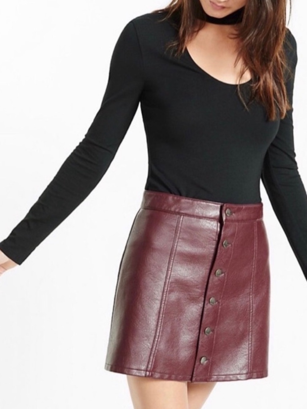 NWT Express Vegan Mini Skirt